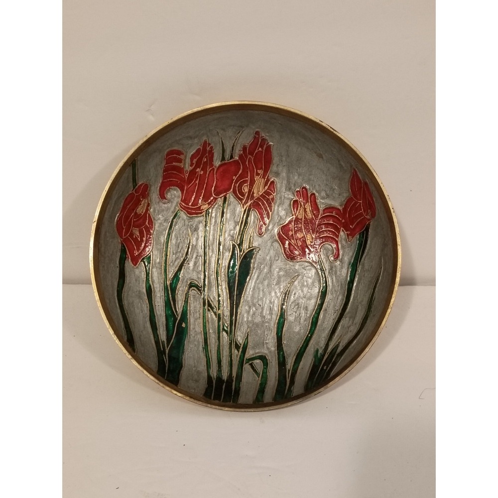 Vintage Messing Enameled Bowl‎ Home Decor Small Brass Decorative Bowl